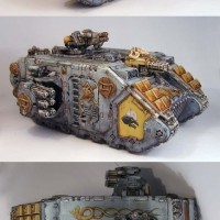 2- Tanngnjost, landraider Space Wolf par Bldhorn