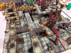 Wallace et sa table Necromunda