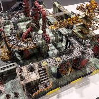 Wallace et sa table Necromunda