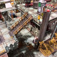 Wallace et sa table Necromunda