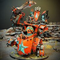 Kaptain Grot'nout le Gorkanaut par Morbck